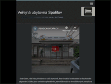 Tablet Screenshot of penzion-sporilov.cz